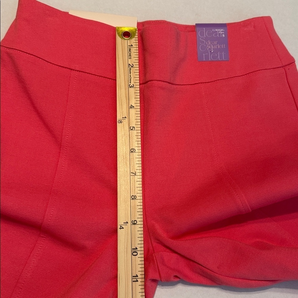 NWT Dear Scarlett Coral Magic Kick Flare Pants Size S - Picture 6 of 11